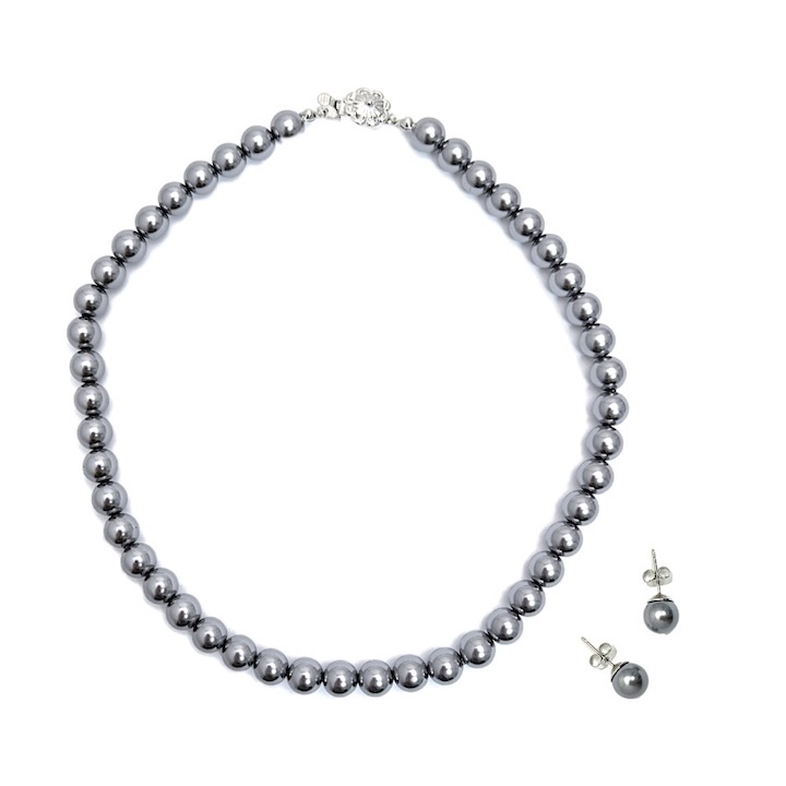 MOORN パール ネックレス イヤリング ピアス セット 冠婚葬祭