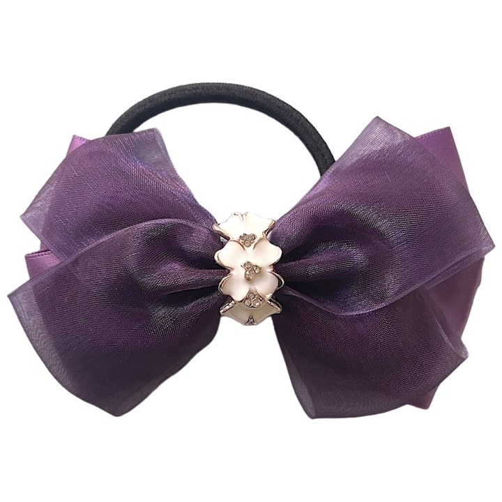 リボン ヘアゴム リボンヘアゴム ヘアアクセサリー 花 可愛い