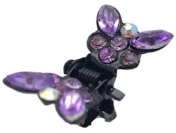 SHISKY レディース アクセサリー ラインストーン ミニヘアピン