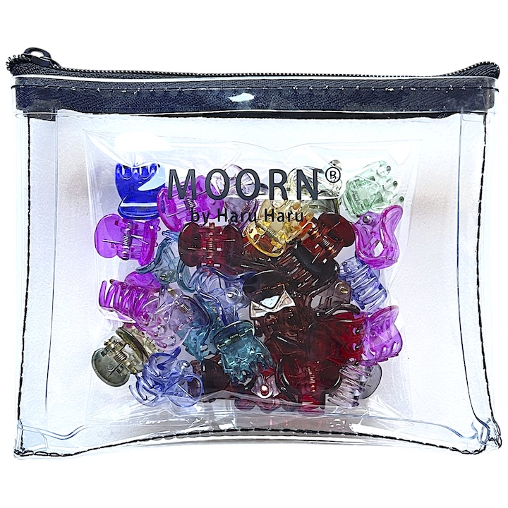 MOORN（モーン） ヘアクリップ セット 15mm 30個セット バンスクリップ