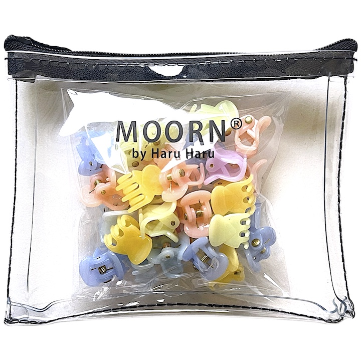 MOORN（モーン） ヘアクリップ セット 15mm 30個セット バンスクリップ