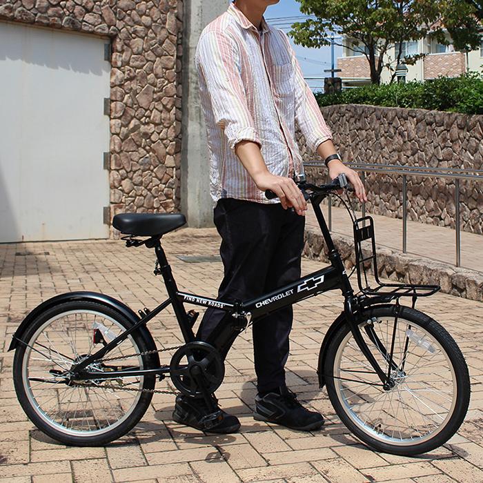 CHEVROLET ミニベロ 折りたたみ自転車 管理NO.20200508-6