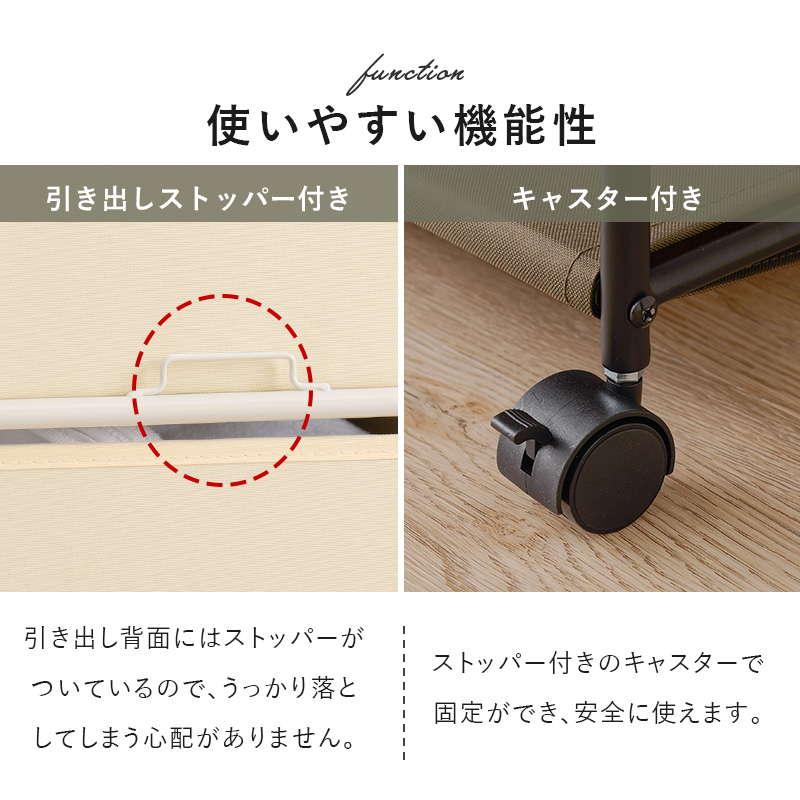 ハンガーラック スリム幅80cm 薄い 引き出し5杯 上棚付き 頑丈