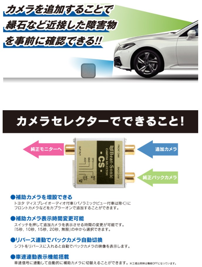 BeatーSonic 【トヨタ ディスプレイオーディオ付車】ビート