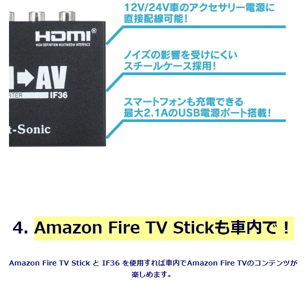 BeatーSonic（ビートソニック） 【HDMI⇒RCA 映像音声変換