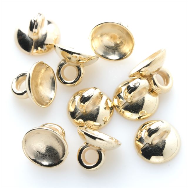 ガラスドーム カン付き キャップ 10個セット 6mm 8mm 10mm 樹脂 蓋