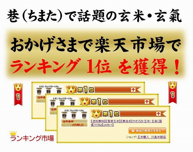 無農薬国産玄米玄氣1.5kg :1003-464:ハーベストガーデン - 通販 - Yahoo!ショッピング