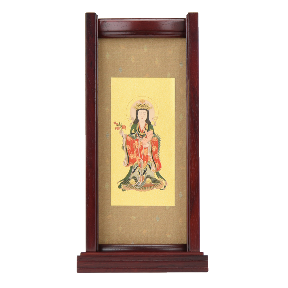 【複製】日蓮大聖人/和歌/おのづからよこしまに…/工芸品/掛軸☆宝船☆Z-401 お仏壇のはせがわ 掛軸 掛け軸 日蓮宗 脇軸 脇侍「掛軸スタンド