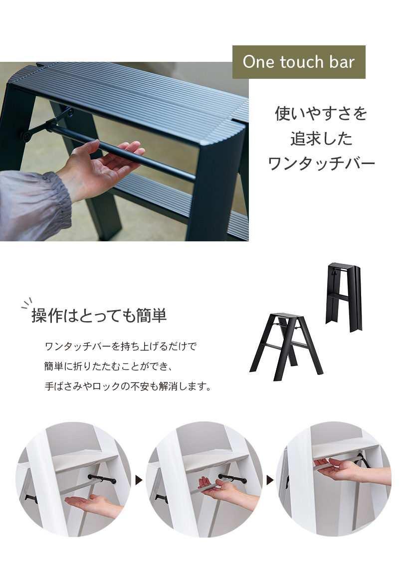 ML2.0-2 (DM) lucano ルカーノ 踏み台 踏台 脚立 インテリア スツール 2step 2段 ダスティミント 店舗備品 室内 部屋 ギフト プレゼント デザイン グリーン 関連画像5