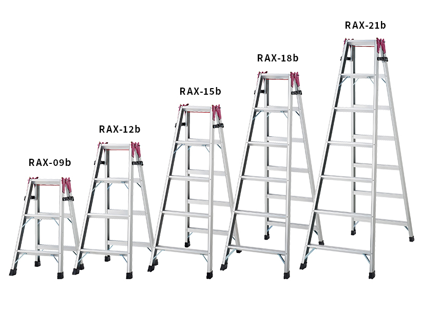 RAX-12b 】 脚立 はしご兼用脚立 4尺 4段 ワンタッチバー 耐久性 プロ