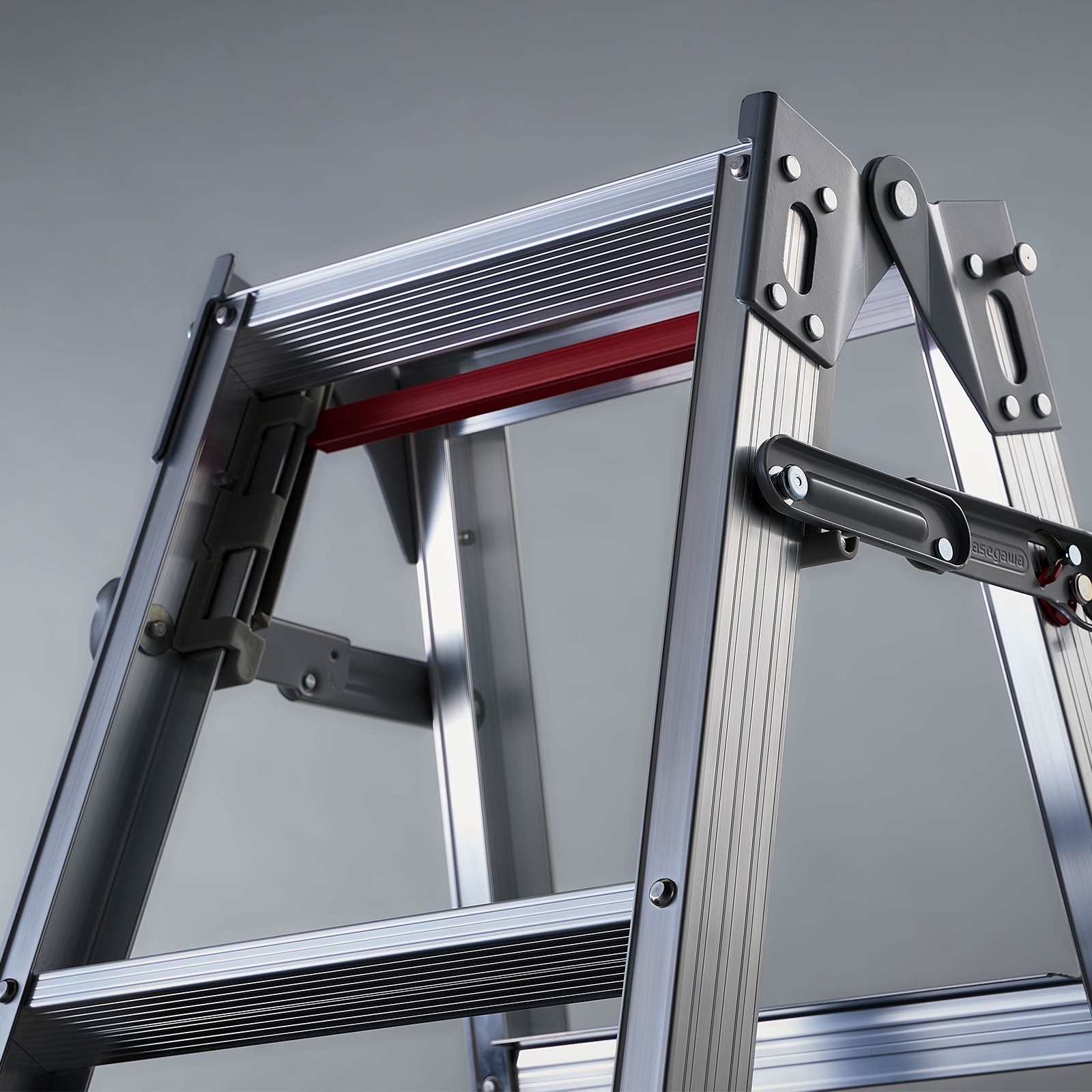 長谷川工業 【 RS-12c 】はしご兼用脚立 脚立 ワンタッチバー 4段 4尺