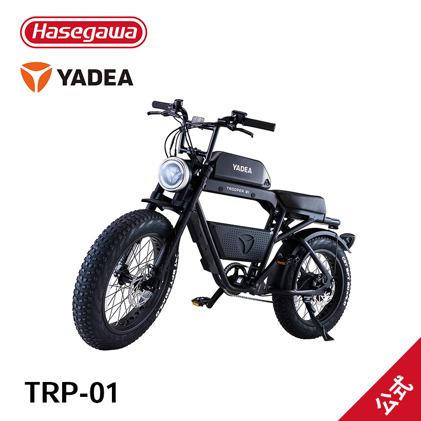 【 TRP 01 】電動アシスト自転車 公道走行可能 20インチ 通勤 通学 LED YADEA yadea ヤディア 長谷川工業 ハセガワ :10680:長谷川工業公式