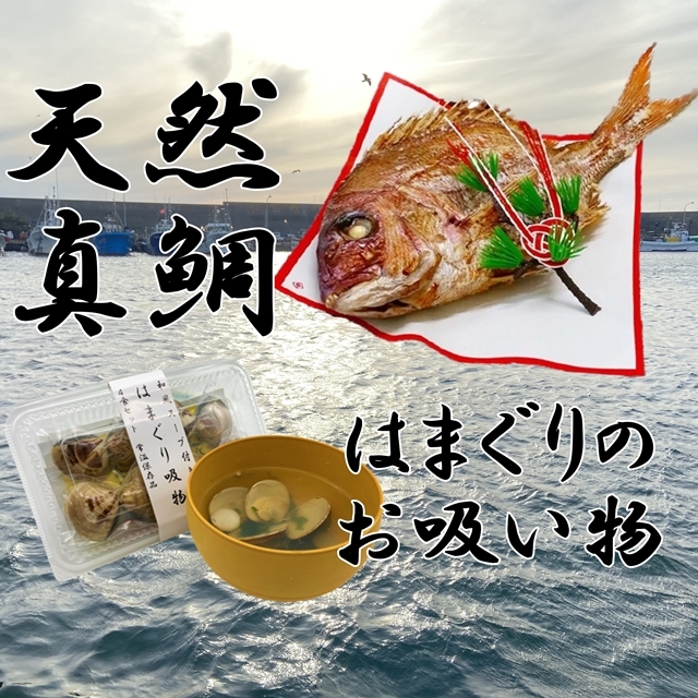 お食い初め 鯛 ハマグリ セット 700g 送料無料 祝鯛 敷き紙 鯛飾り 祝い箸 焼き鯛 料理 はまぐり 天然 真鯛