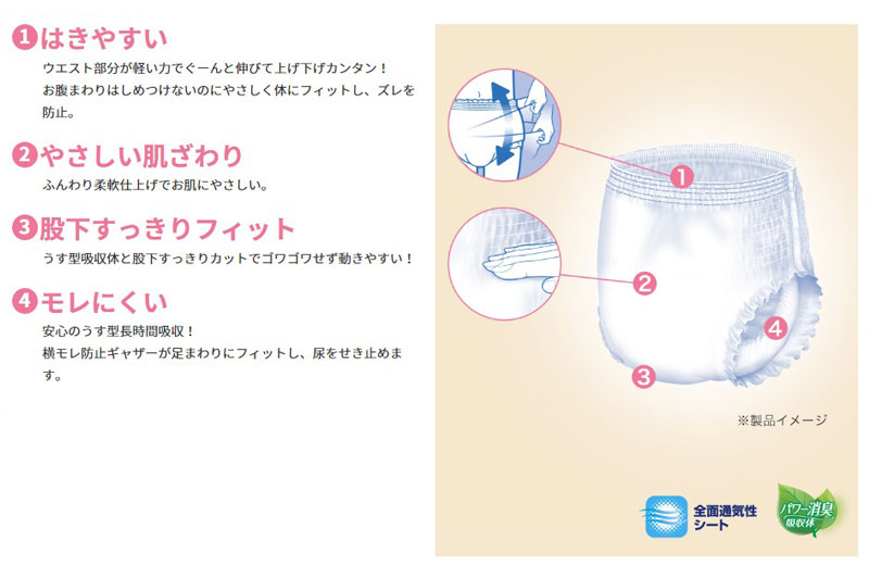 リフレ はくパンツ 介護 オムツ 大人用紙おむつ レギュラー S 22