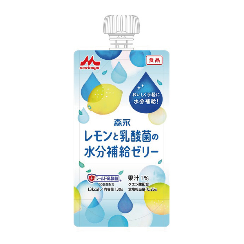 レモンと乳酸菌の水分補給ゼリー 130g クリニコ 森永 森永乳業 日本