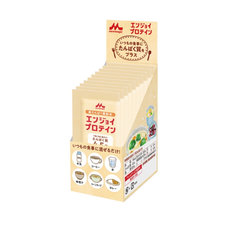 栄養補助食品 エンジョイプロテイン5g 10本 クリニコ 森永 高たんぱく質 栄養素 タンパク質 高齢者 栄養補助飲料 栄養補給 食欲低下時  :C413236:ハナサンテラス 通販 