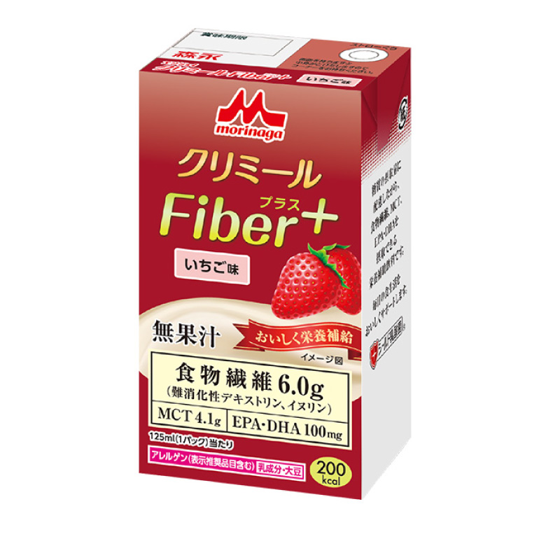 介護食 介護飲料 エンジョイクリミール Fiber+ いちご味 125mL クリニコ エンジョイクリミール ファイバープラス カロリー摂取 栄養補給