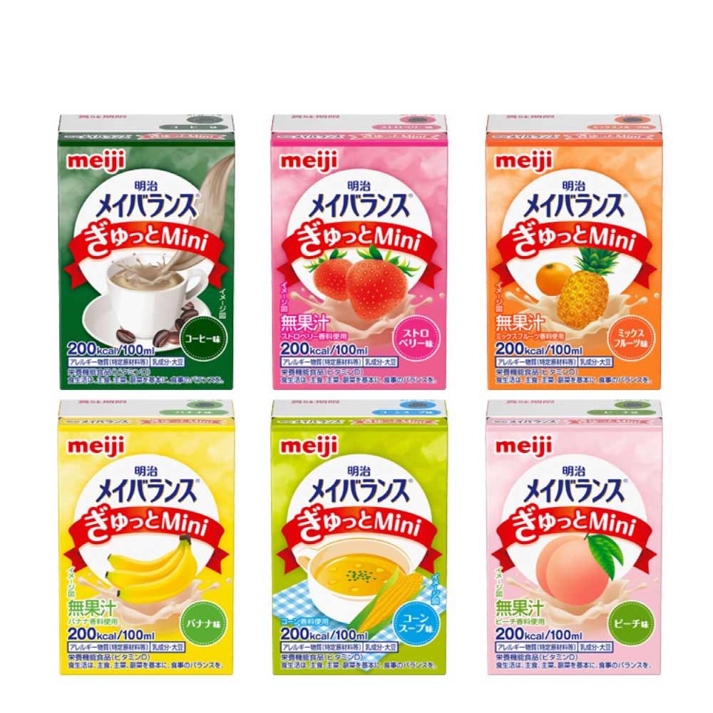 明治 メイバランスぎゅっとMini アソートBOX 6種×4本入 合計24本