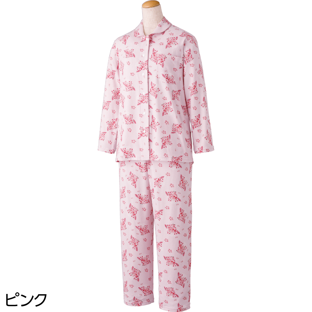 ハナサンテラス のびのびストレッチホックパジャマ ホック S M L LL