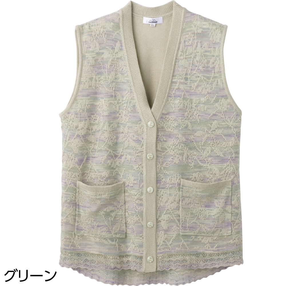 新品！伊太利屋大きめボタンが粋な快適ベスト 821174-m-gn-1000.jpg