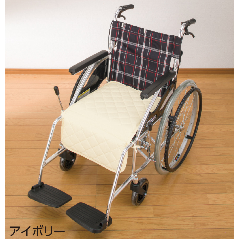 介護 車椅子用 クッション 紐付き 消臭達人r 綿100% 40cm×65cm