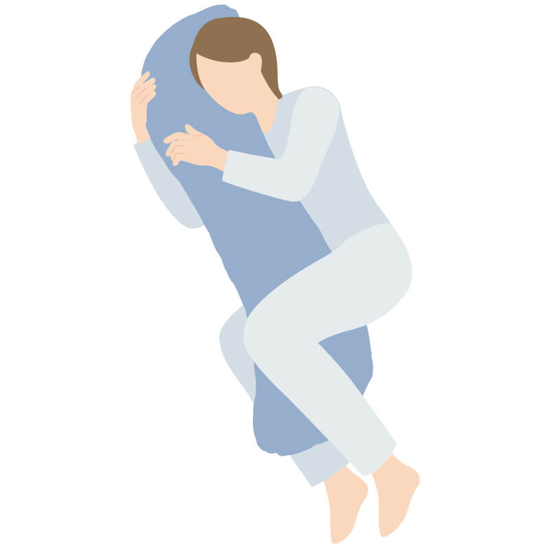 介護 クッション 抱き枕 30cm×118cm 体圧分散 綿混 介護用クッション 床ずれ予防 体位変換パッド かかとの挙上 側臥位の補助 床ずれ防止用品 