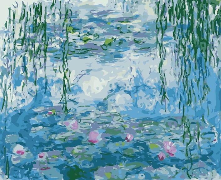 モネ 数字油絵 油絵塗り絵 クロード・モネ 名画 アートパネル 大人の