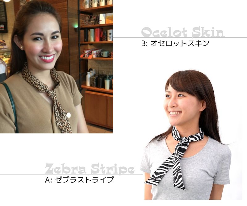 クールスカーフモデル着用見た目