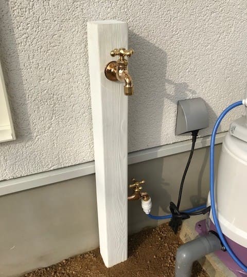 ウォータースタンド蛇口2コ付