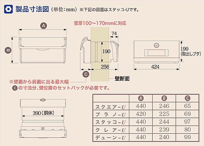 ディーズポスト Stucco-U スタッコ U