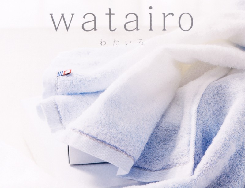 日本製わたいろ watairo 今治 バスタオル WT4510 ブルー ピンク : 快眠
