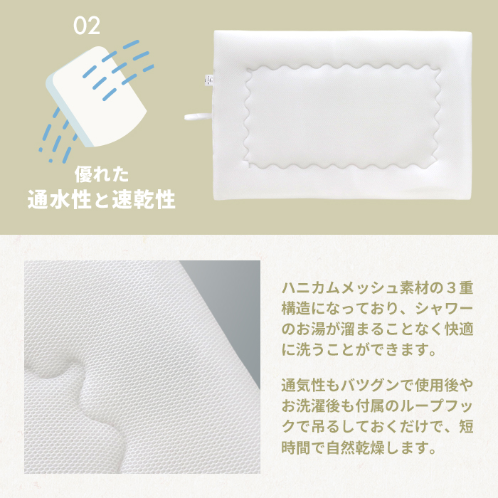 ベビー 沐浴マット 日本製 シャワーマット メ...の詳細画像4