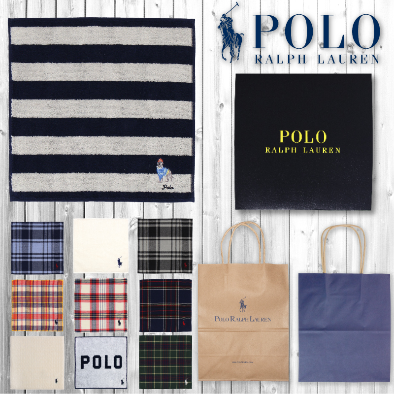 POLO RALPH LAUREN（ポロ・ラルフローレン） ハンドタオル ギフト 25cm