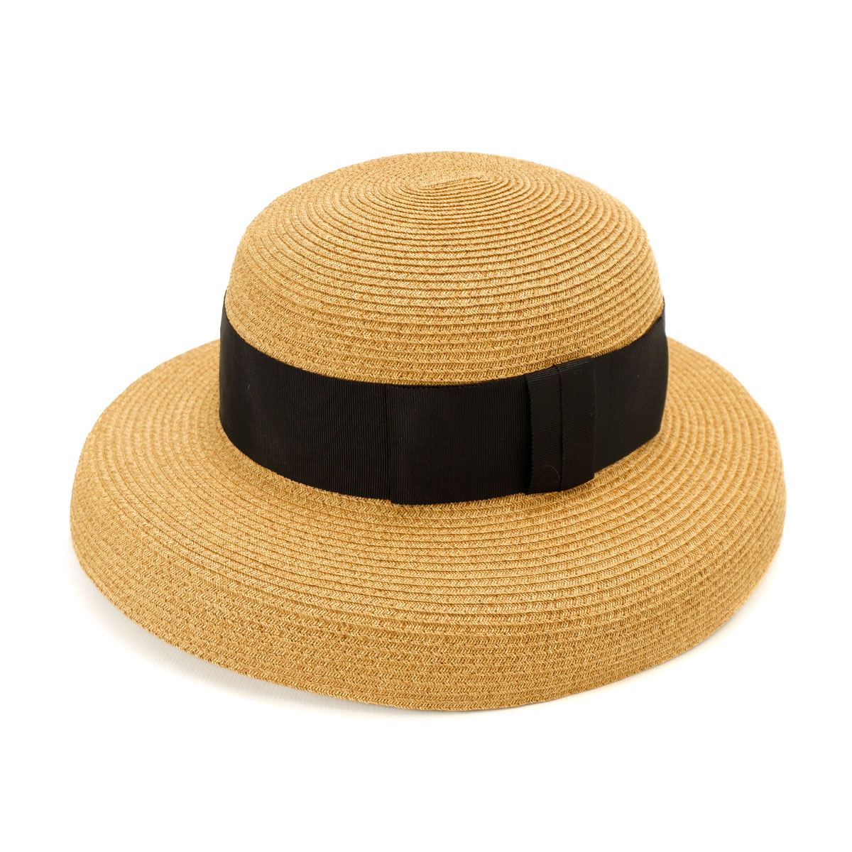 ブレードカサブランカ 日本製 帽子 レディース 麦わら帽子 UV対策 サイズ調整 つば広 あご紐対応...