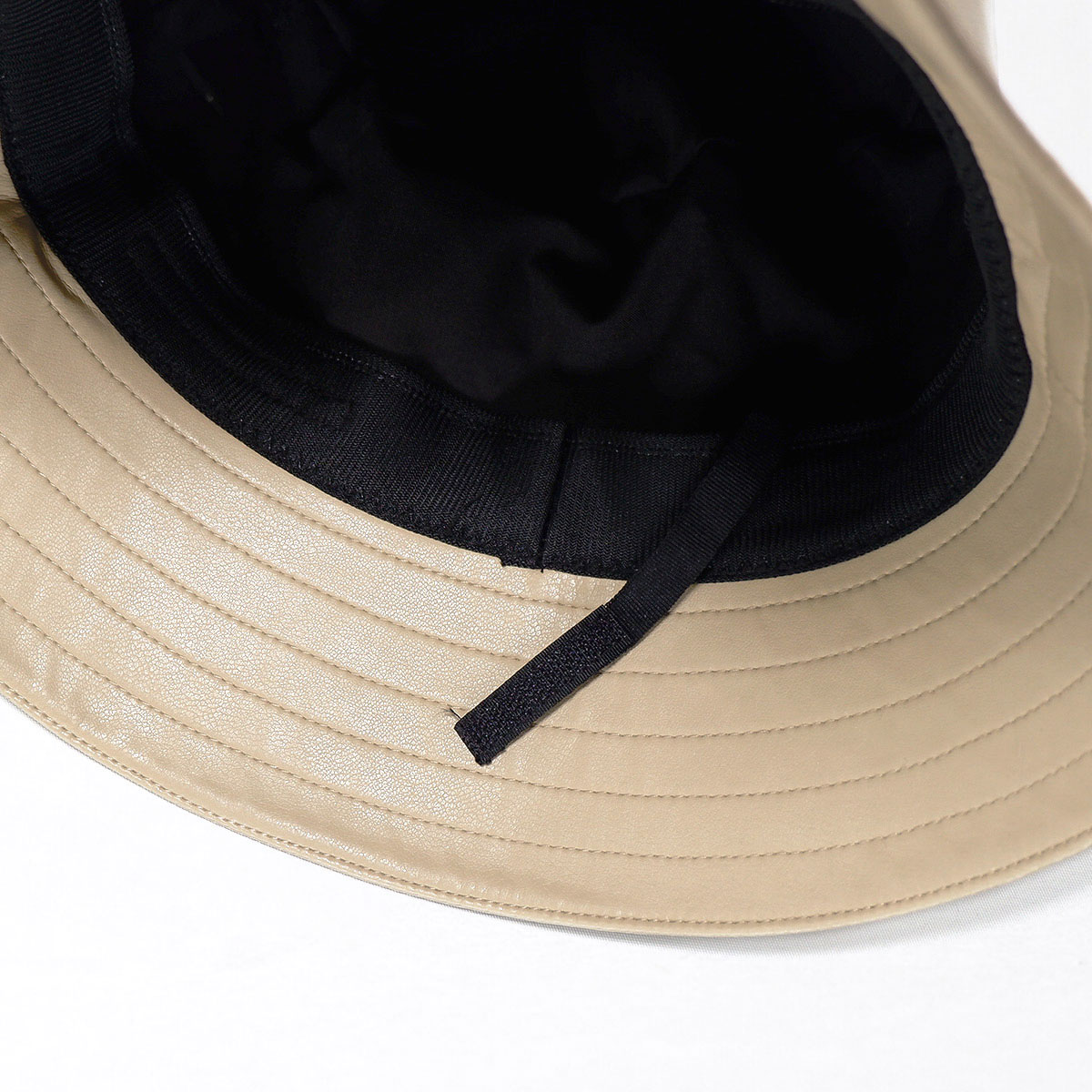 帽子 レディース メンズ ハット エコレザーバケットハット レザー