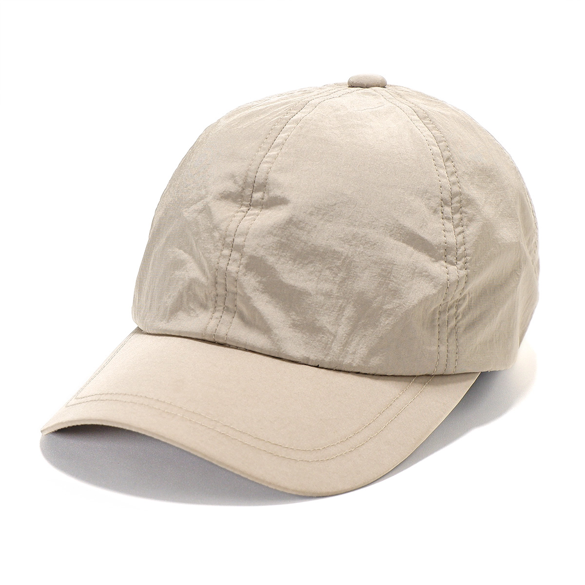 キャップ レディース 深め 帽子 大きいサイズ 無地 撥水 接触冷感 遮光100% UVカット ナイロンキャップ