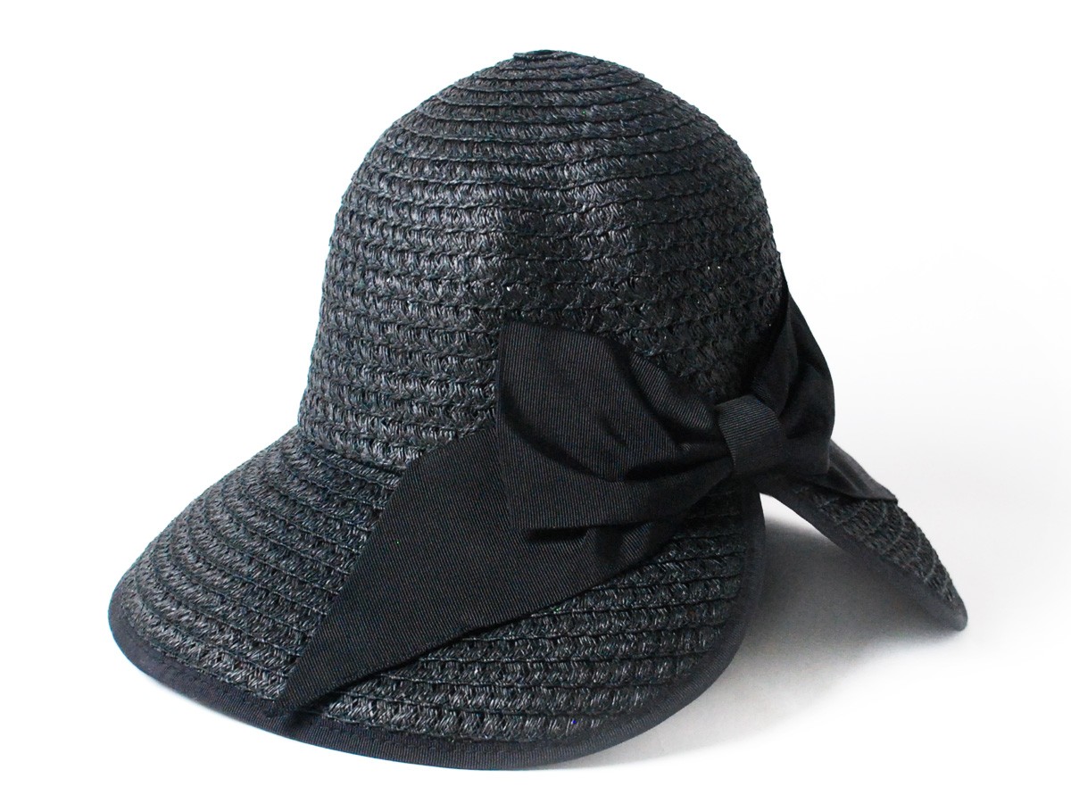 透かし編み模様ブレードハット 帽子 レディース 通気性 軽量 おしゃれ エレガント