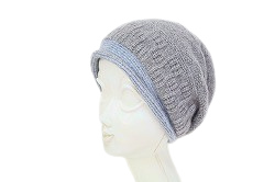 日本製 深喜毛織 高品質 カシミヤ100% レディース ニット帽 ニット