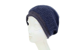 日本製 深喜毛織 高品質 カシミヤ100% レディース ニット帽 ニット