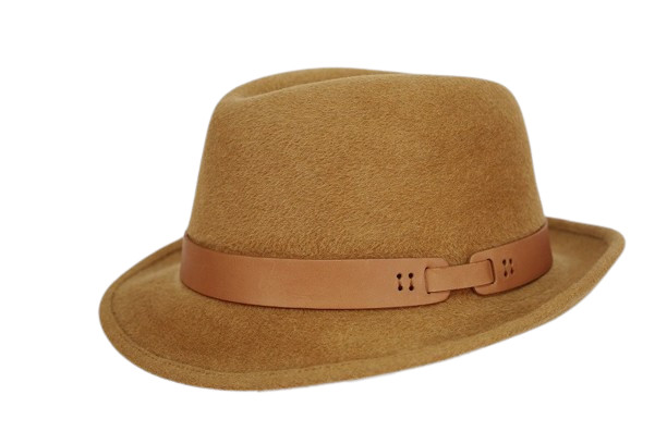 紳士帽子 ヘレンカミンスキー ラビットファー 革ベルト 正規品 輸入品