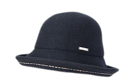 婦人帽子 DAKS バスクウール レディースハット 茶 グレー 黒 日本製 S,M,L サイズ調節付...