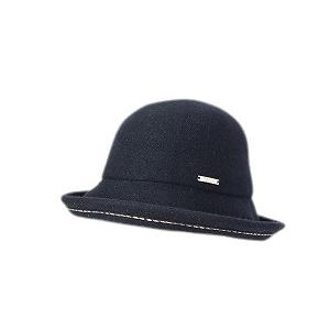 婦人帽子 DAKS バスクウール レディースハット 茶 グレー 黒 日本製 S,M,L サイズ調節付...