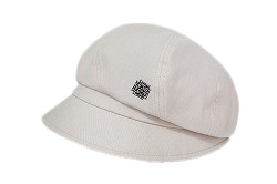 婦人帽子 DAKS キャスケット ダンガリー 日本製 ベージュ ネイビー S,Mサイズ サイズ調節付...