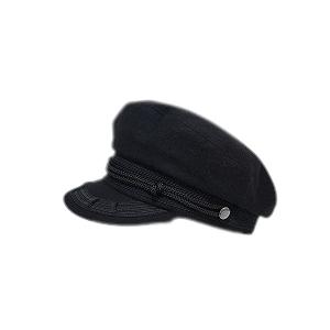 マリンキャップ マリンハット マリン帽 メンズ レディース 秋冬 ラシャ生地 組紐ロープ飾りつき フィッシャーマン 紳士帽子 婦人帽子 キャスケット MS-001 M153