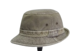 STETSON コーデュロイ たためる メンズハット グレー ベージュ SからLL 日本製 紳士 帽...