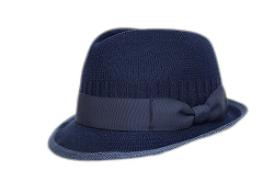 紳士帽子 STETSON シルク糸×サーモ糸 日本製 メンズハット ベージュ ネイビー 57.5cm...