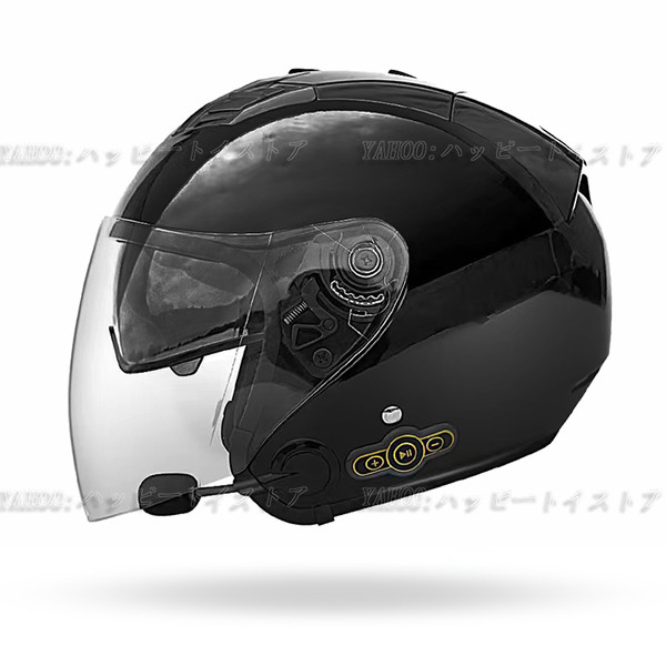 ブルートゥース付きジェット ヘルメット バイクヘルメットサングラス付き Bike Helmet 四季通用 半帽 カッコいいヘルメット Hatahatashouten 133 ハタハタ商店 通販 Yahoo ショッピング