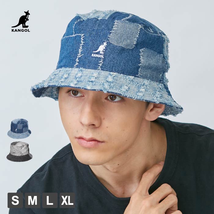 KANGOL（カンゴール） 帽子 KANGOL Denim Mashup Bucket ハット