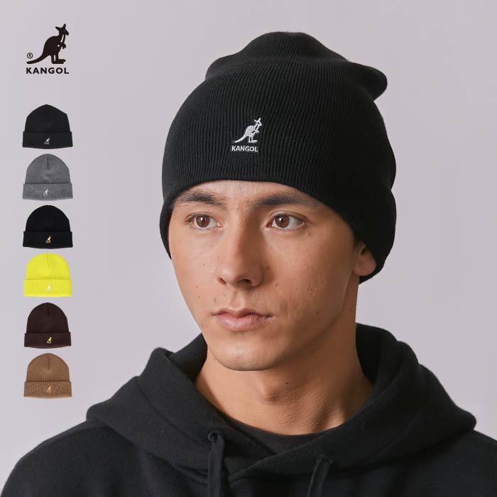 KANGOL 帽子 カンゴール Acrylic Cuff Pull-On ニット帽 ニット