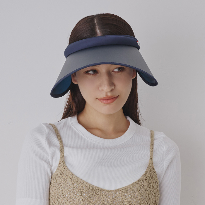 FILA（フィラ） サンバイザー UVカット 紫外線対策 髪型崩れにくい 日